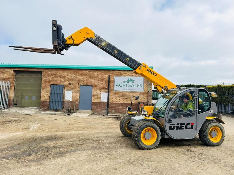 DIECI 190 TELEHANDLER*C/W PALLET TINES*VIDEO*