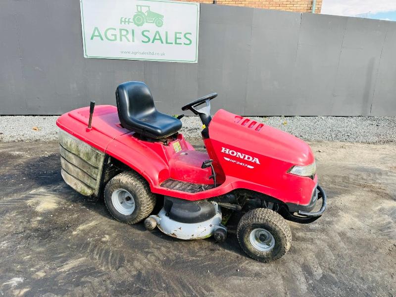 HONDA HF2417 RIDE ON LAWNMOWER*YEAR 2014*C/W HONDA ENGINE*VIDEO*