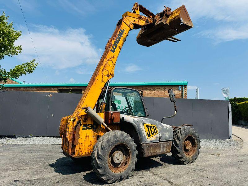 JCB 530-70 TELEHANDLER*C/W BUCKET & TINES*VIDEO*
