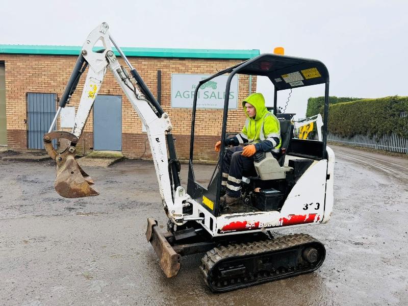 BOBCAT 319 MINI EXCAVATOR*C/W EXPANDING TRACKS*VIDEO*