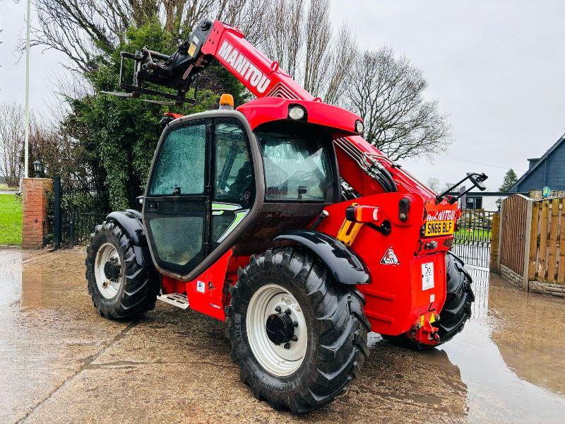 MANITOU MLT735 4WD TELEHANDLER *AG-SPEC, YEAR 2014, 5530 HOURS *VIDEO*