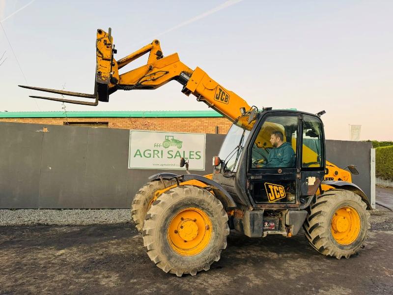 JCB 530-70 SUPER TELEHANDLER*C/W JOYSTICK CONTROL & PICK UP HITCH*VIDEO*