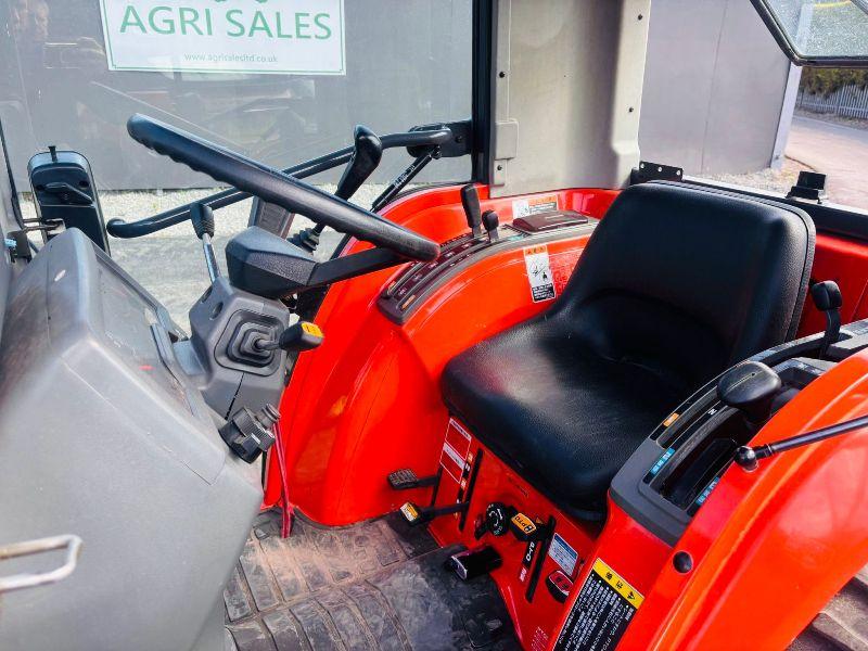 KUBOTA GT21 HALF TRACK TRACTOR*C/W FRONT LOADER AND BUCKET*VIDEO*