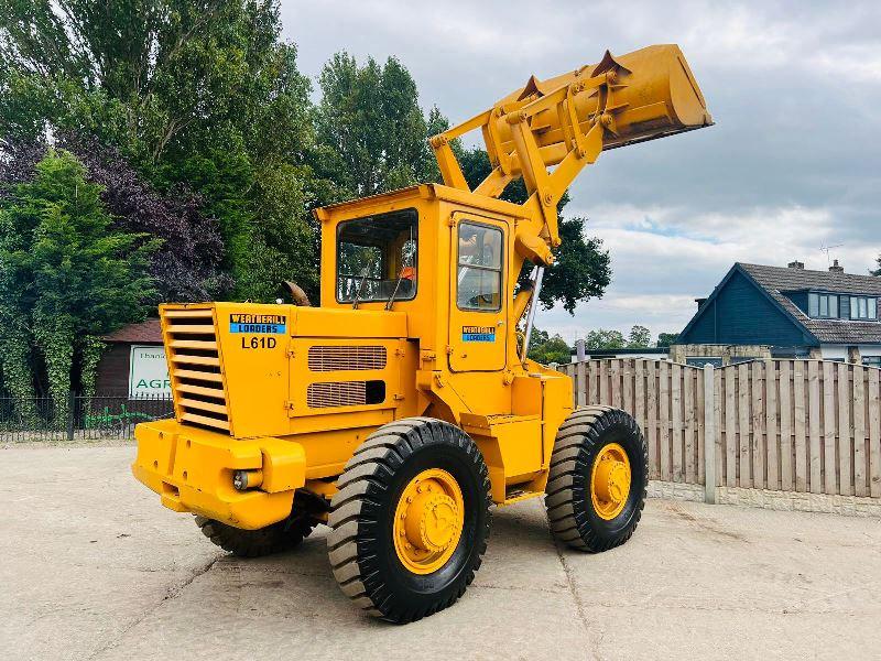 WEATHERILL L61D 4WD LOADING SHOVEL C/W LOADLOG 500+ SCALE'S *VIDEO*