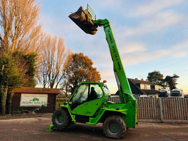 MERLO P35.12K 4WD TELEHANDLER C/W PALLET TINES