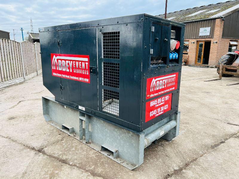 SDMO R66C2 60KVA GENERATOR *YEAR 2010* C/W JOHN DEERE ENGINE *VIDEO*
