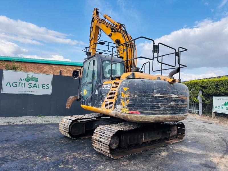 JCB JS 145LC EXCAVATOR*C/W SELECTOR GRAB*YEAR 2014*VIDEO*