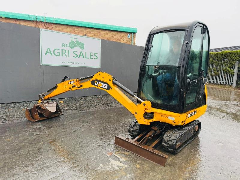 JCB 8014CTS MINI EXCAVATOR*C/W 2 EXTRA BUCKETS*YEAR 2013*VIDEO*