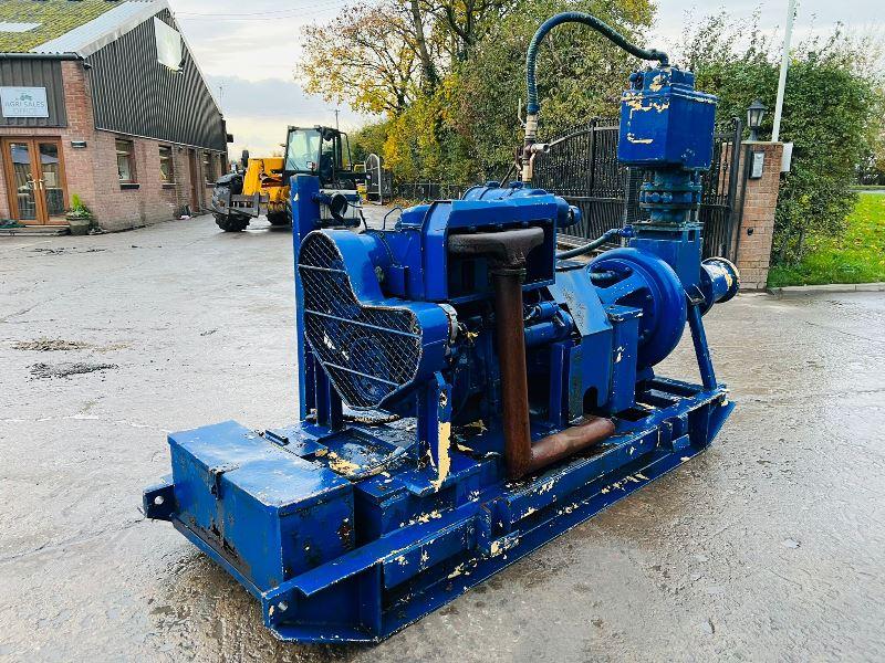 WATER PUMP C/W DEUTZ 4 CYLINDER ENGINE *VIDEO*