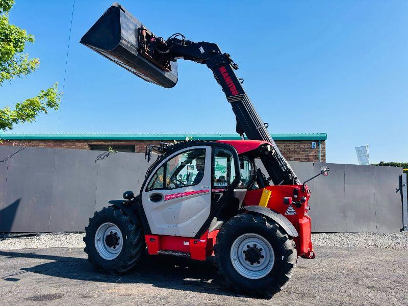MANITOU MLT635-130 TURBO PS TELEHANDLER JOYSTICK CONTROLS*C/W BUCKET*VIDEO*