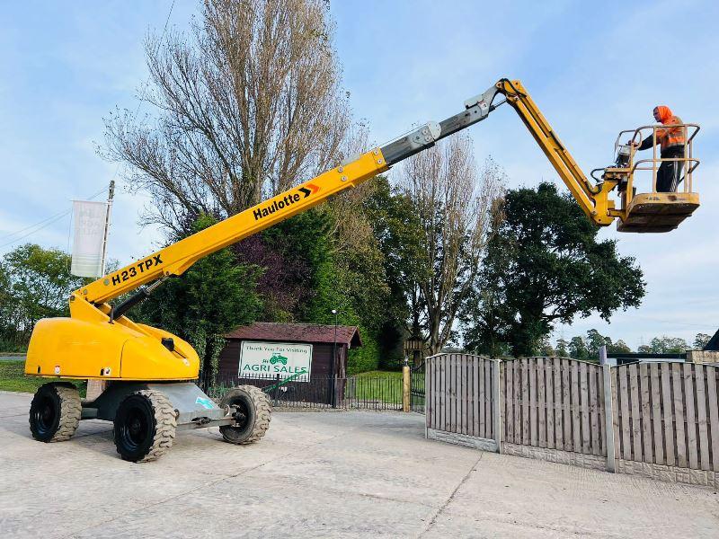 HAULOTTE H23TPX AIREL PLATFORM *23 METER REACH, YEAR 2013, 3440 HOURS*VIDEO*