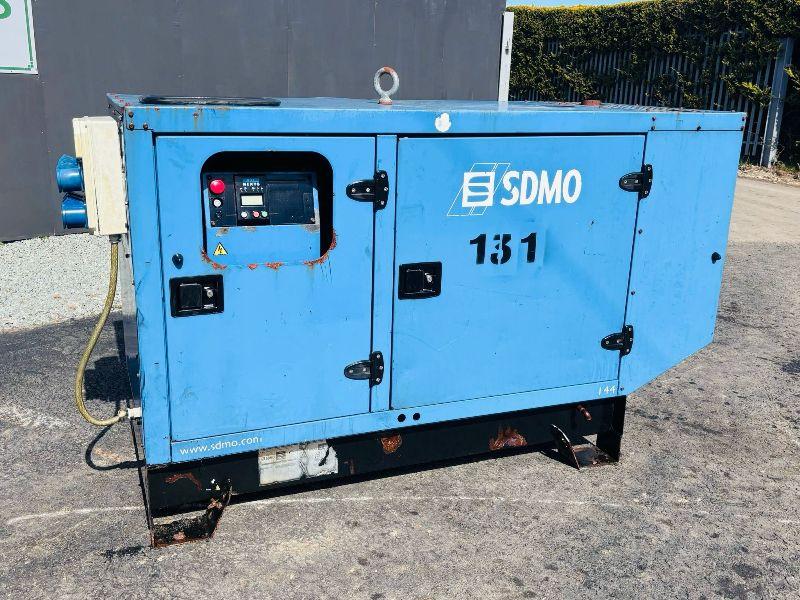 SDMO J44K GENERATOR 44KVA *JOHN DEERE ENGINE*VIDEO*