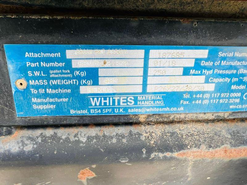 WHITES BROOM BK1 ROAD SWEEPER *YEAR 2018, TO SUIT MERLO HEAD STOCK* 