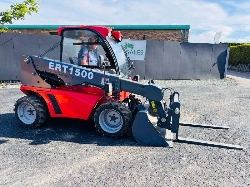 *NEW UNUSED* EVERUN ERT1500 TELEHANDLER*C/W BUCKET AND TINES*VIDEO*