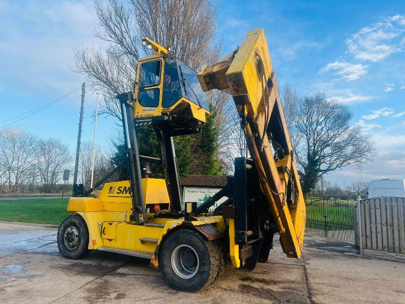 SMV SL16-1200A HIGH RISE CABIN FORKLIFT C/W ROTATING HEAD STOCK & PIPE ...