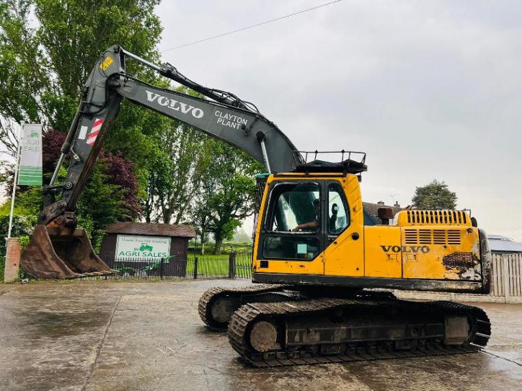 VOLVO EC210BLC TRACKED EXCAVATOR C/W QUICK HITCH *VIDEO*