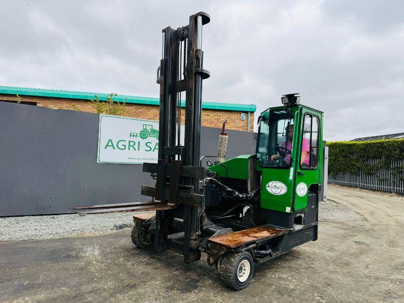 COMBILIFT C4000 DIESEL TRUCK MOUNTED FORKLIFT*C/W FORK POSITIONER*VIDEO*