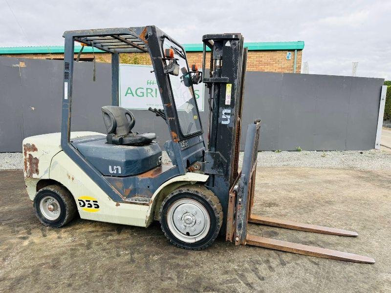 U.N FD35T-JE CONTAINER SPEC* YEAR 2012*C/W YANMAR ENGINE*VIDEO*
