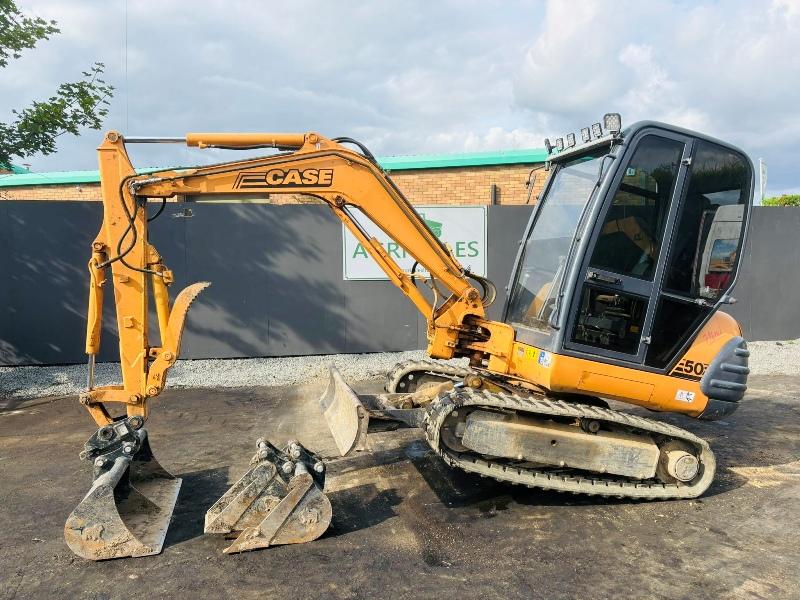CASE 50 EXCAVATOR*C/W HYDRAULIC THUMB*VIDEO*