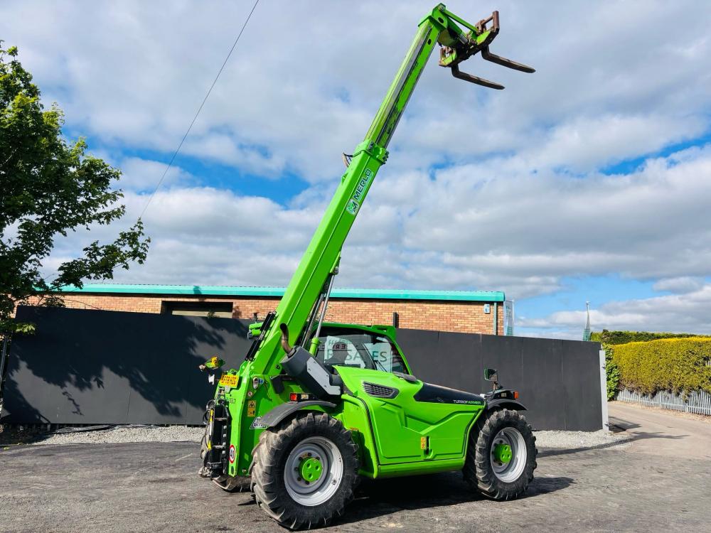 MERLO TF33.7 115 TURBO TELEHANDLER*AG SPEC *C/W PALLET TINES*YEAR 2017*VIDEO*