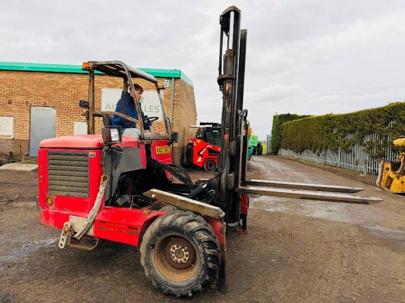 MOFFETT M5 25.3TL FORKLIFT*C/W KUBOTA ENGINE*1454 HOURS*VIDEO*