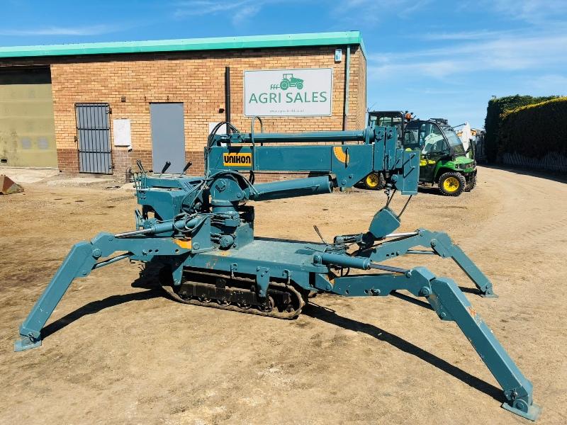 UNIKON MOBILE SPIDER CRANE*C/W SUPPORT LEGS*VIDEO*