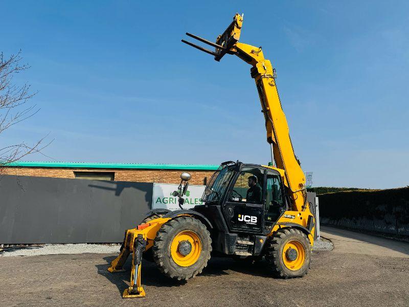 JCB 535-125 HIGH VIS TELEHANDLER *YEAR 2017*C/W PALLET TINES*