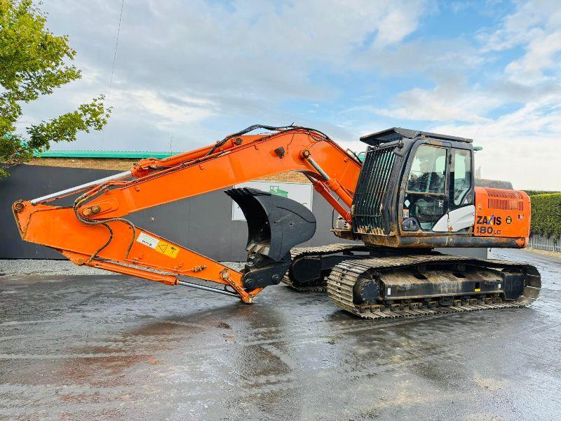 HITACHI ZAXIS ZX180LC-5B EXCAVATOR*YEAR 2014*C/W QUICK HITCH & BUCKET*VIDEO*