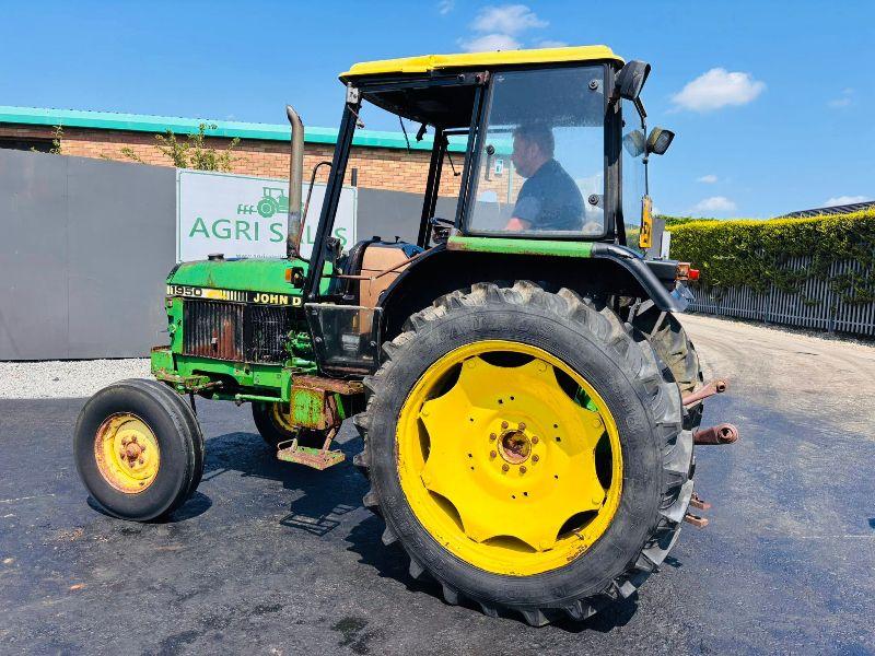 JOHN DEERE 1950 2WD TRACTOR*C/W REAR LINKAGE*VIDEO*