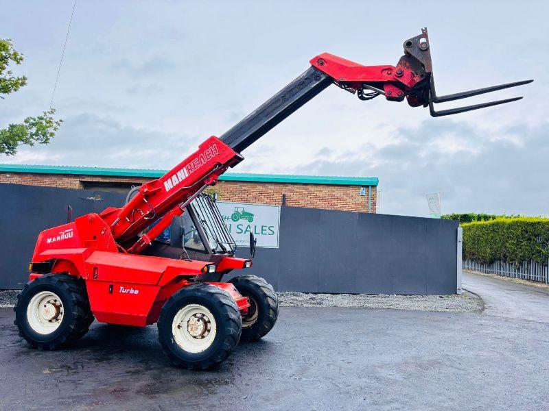MANITOU MLT 523 TURBO TELEHANDLER*C/W PALLET TINES*VIDEO*