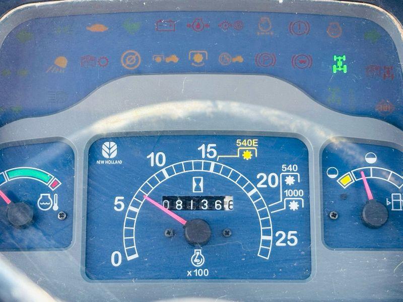 NEW HOLLAND TN75DA TRACTOR *C/W TURFER CONVEYOR AND PALLET TINES*VIDEO*
