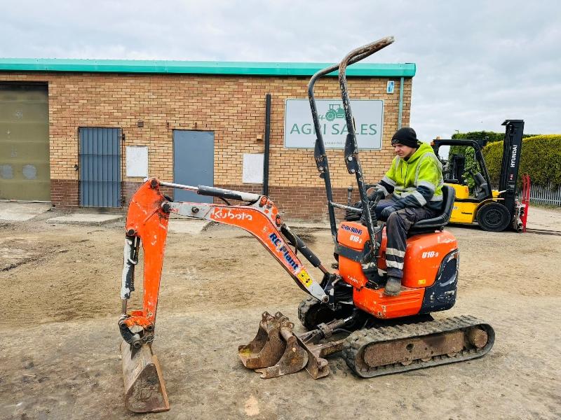 KUBOTA U10-3 MICRO DIGGER*C/W EXPANDING TRACKS*VIDEO*