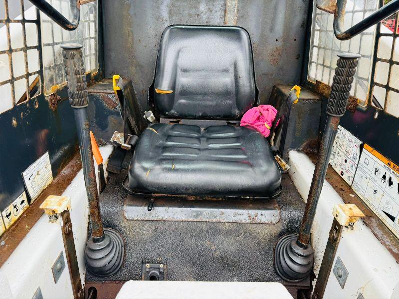 BOBCAT 645 WHEELED SKIDSTEER*C/W BUCKET*3835 HOURS*VIDEO*