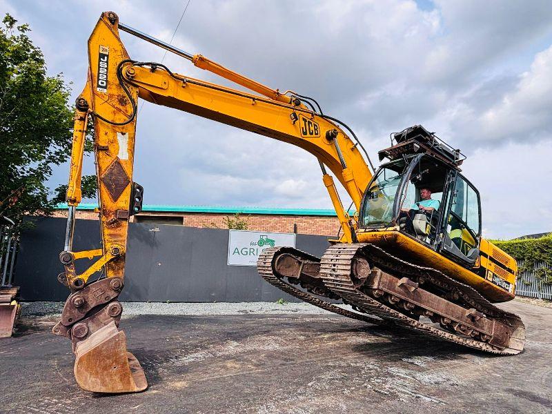 JCB JS220 TRACKED EXCAVATOR*C/W BUCKET*VIDEO*