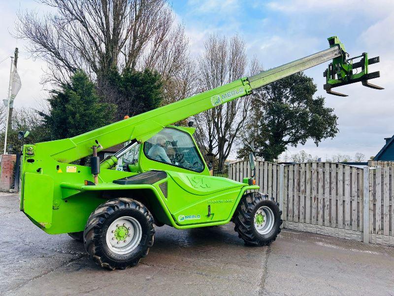MERLO P60.102 4WD TELEHANDLER *YEAR 2010, 10 METER, 6 TON LIFT* ENGINE SMOKES *VIDEO*