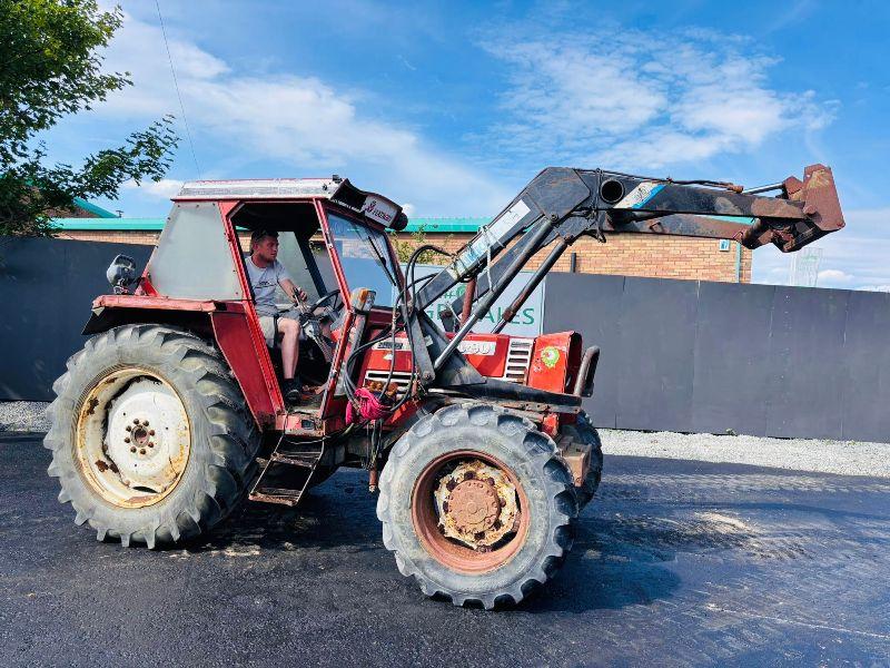 FIAT 80-90 FRONT LOADER TRACTOR*C/W FRONT LOADER*VIDEO*