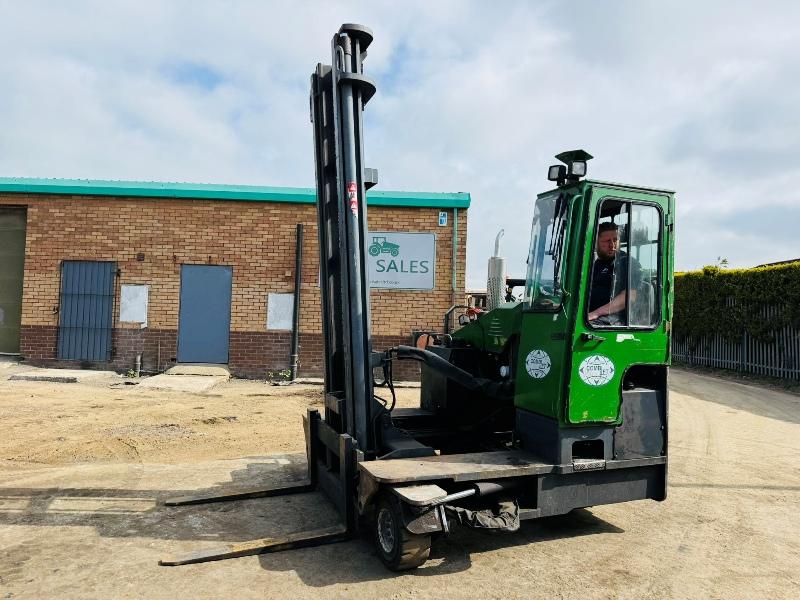 COMBILIFT C4000 DIESEL TRUCK MOUNTED FORKLIFT*C/W FORK POSITIONER*VIDEO*