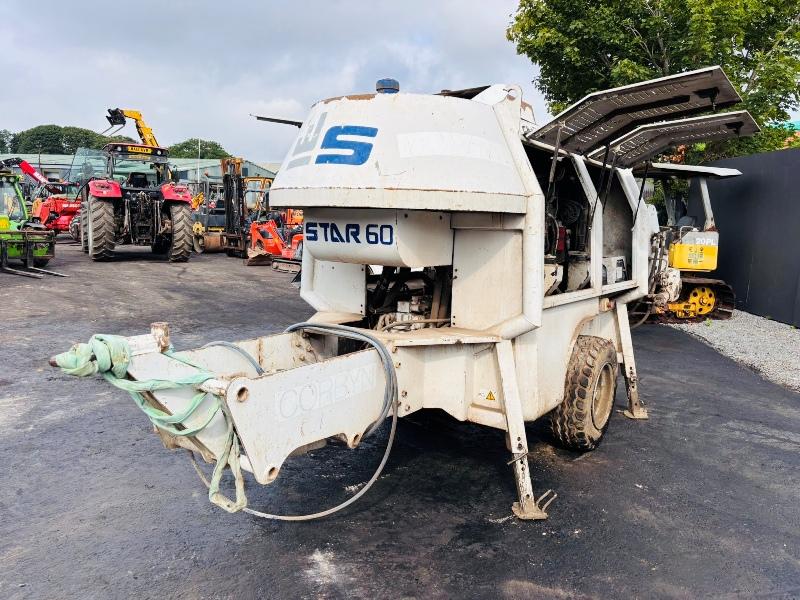 ULTRANAZZ STAR SCH 60C CONCRETE PUMP*C/W FPT ENGINE*YEAR 2015*VIDEO*