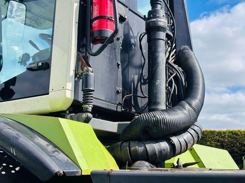 CLAAS XERION 3300 TRACTOR*C/W DEMOUNTABLE CLAAS 3300 TRIPLE MOWERS*VIDEO*