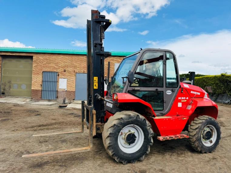 MANITOU M30-4 FORKLIFT*C/W PUH*YEAR 2016*9729 HOURS*VIDEO*