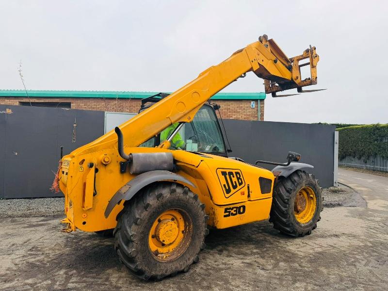 JCB 530-70 4WD TURBO TELEHANDLER*JOYSTICK CONTROLS*VIDEO*