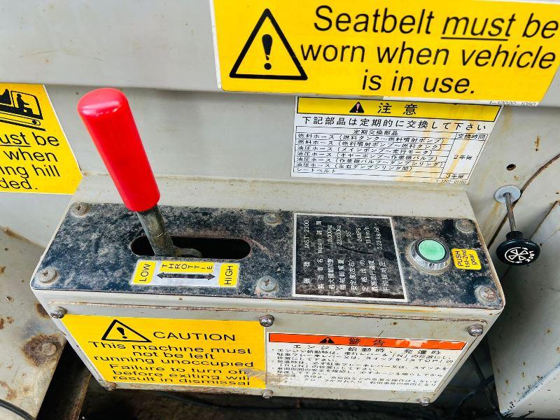 MOROOKA MST2300 TRACKED DUMPER (TRACKS NOT TURNING SPARE AND REPAIRS) *VIDEO*