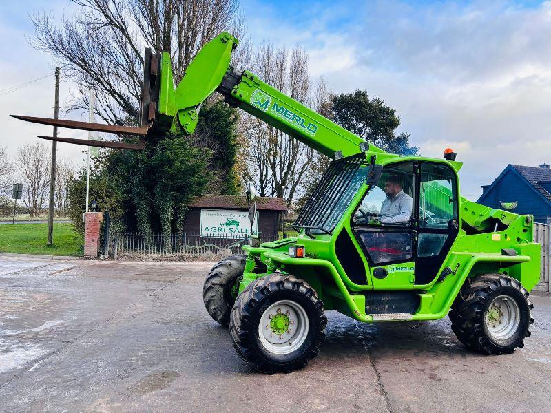 MERLO P60.102 4WD TELEHANDLER *YEAR 2010, 10 METER, 6 TON LIFT* ENGINE SMOKES *VIDEO*