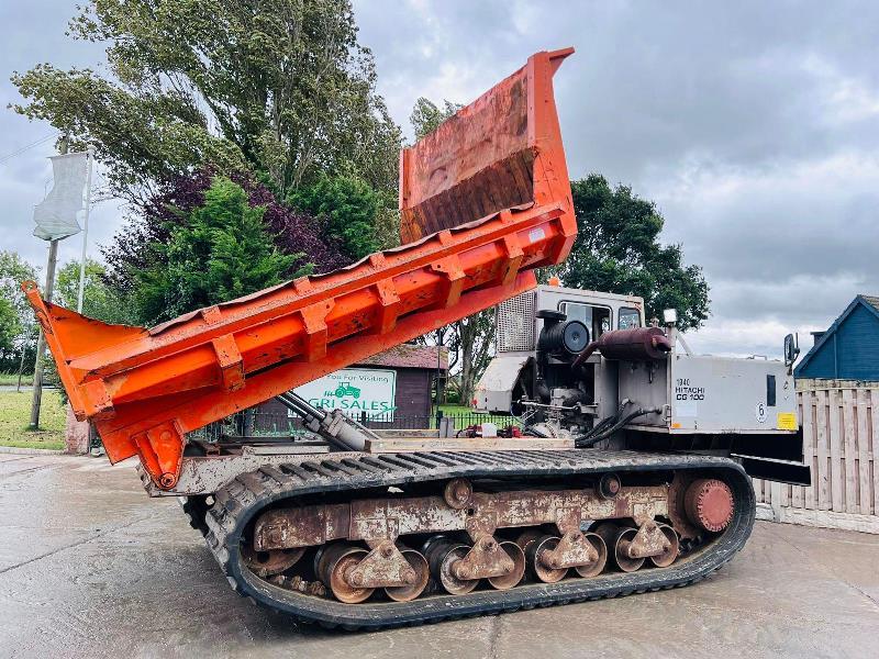 HITACHI CG100 TRACKED DUMPER C/W RUBBER TRACKS & REVERSE CAMERA *VIDEO*