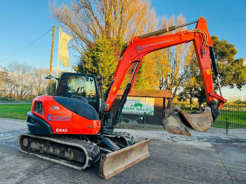 KUBOTA KX080-4A2 *YEAR 2020, 3022 HOURS* EXCAVATOR* C/W BUCKETS *VIDEO*