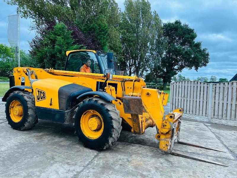 JCB 535-125 4WD TELEHANDLER * 12 METER REACH, 3723 HOURS * C/W PALLET TINES *VIDEO*