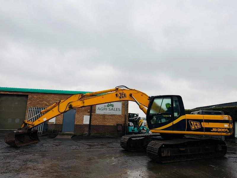 JCB JS200L EXCAVATOR*1 OWNER FROM NEW*C/W BUCKET*VIDEO*