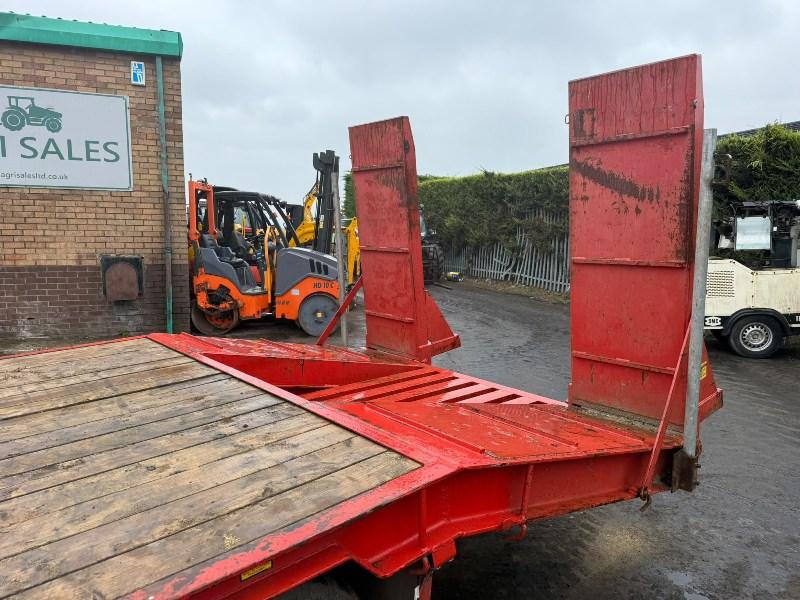 HERBST 19 TONNE TWIN AXLE TRAILER*C/W BONFIGLIOLI P10200 CRANE*VIDEO*