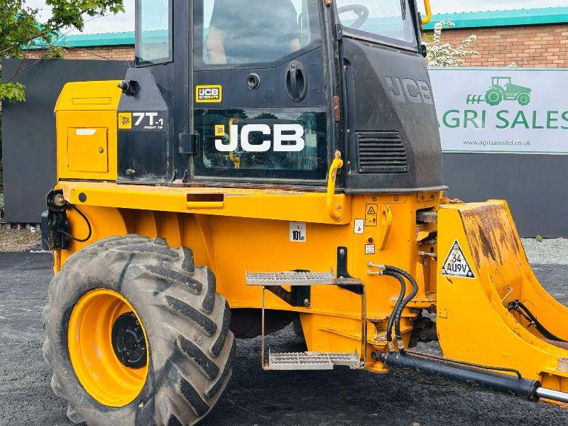 JCB 7FT 7 TONNE STRAIGHT TIP DUMPER* READING 1285 HOURS*YEAR 2018*VIDEO*