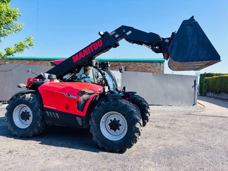 MANITOU MLT635-130 TURBO PS TELEHANDLER JOYSTICK CONTROLS*C/W BUCKET*VIDEO*